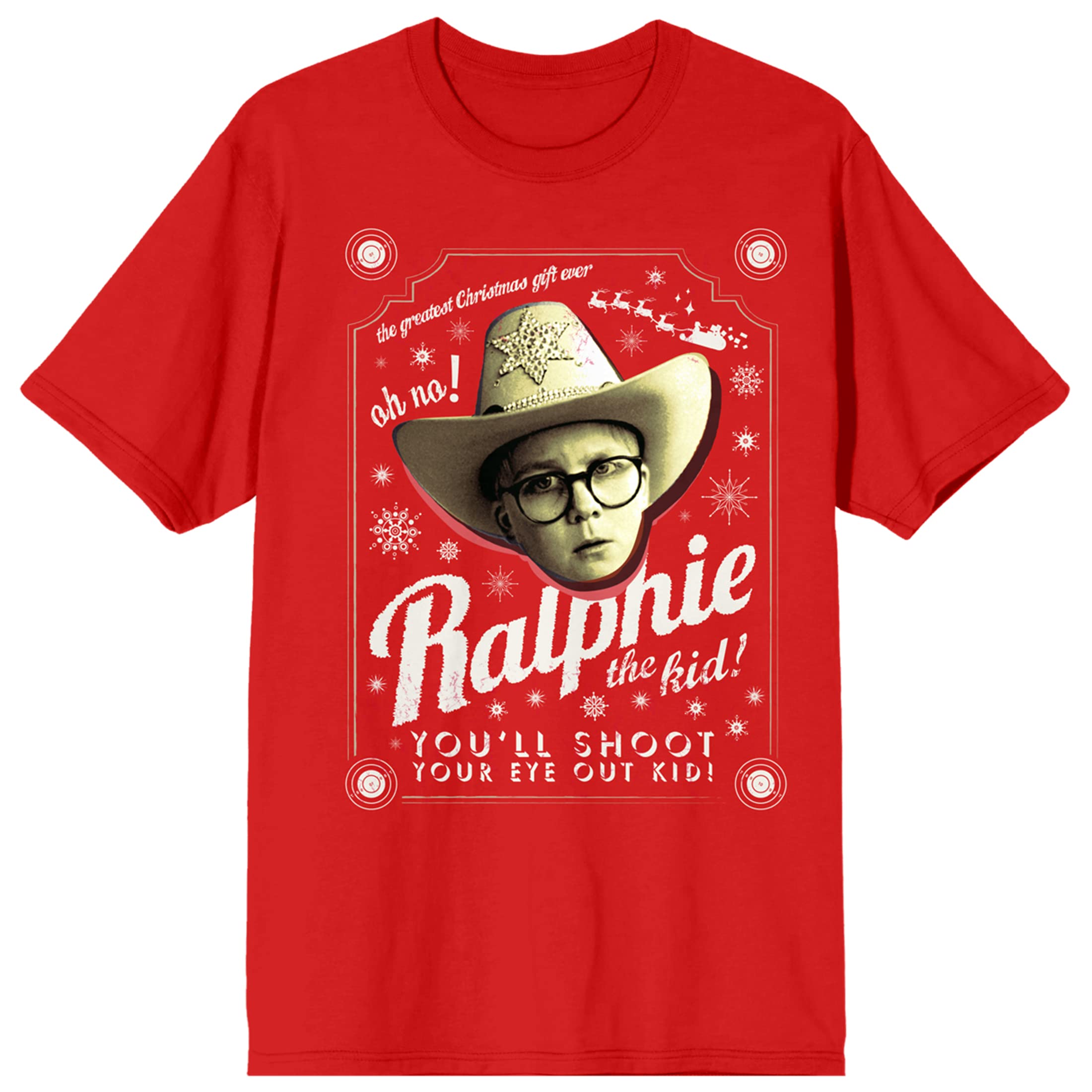 A Christmas Story You'll Shoot Your Eye Out Kid Unisex Red T-Shirt-Small