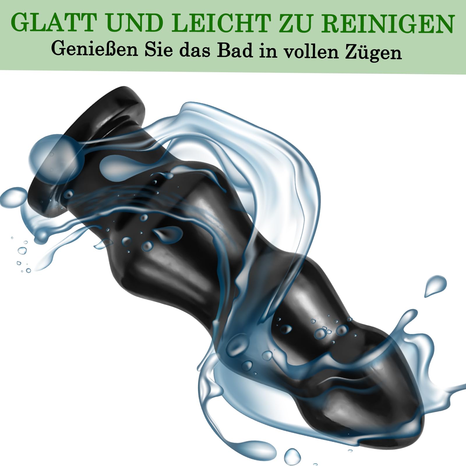 BDSMAGE Plug Anal con 3 bolas anales, Anal Juguetes Eróticos para Pareja Sexuales, Plugs Anaux Butt Plug pour Femmes Hommes, Juguetes Eróticos Sexuales (Negro)