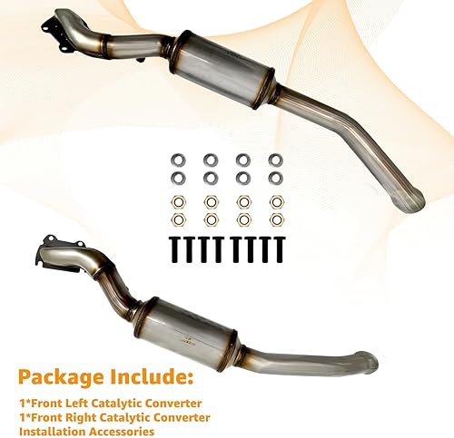 Miniatura 7 de 10H49723 10H49737 Convertidores catalíticos delanteros izquierdo y derecho compatibles con JEEP GRAND Cherokee Sport 3.6L V6 2011-2012