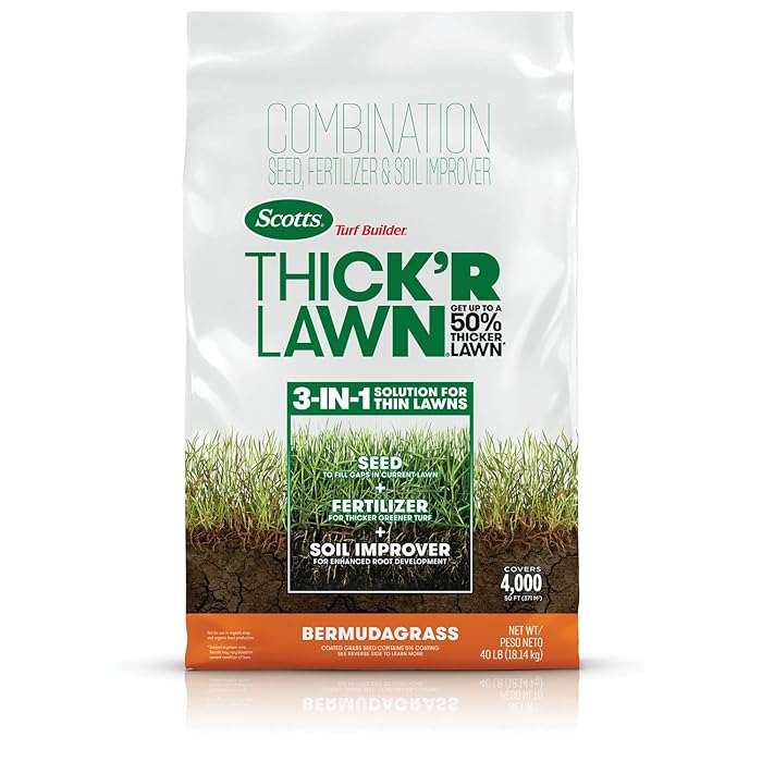 Buy Scotts Turf Builder Thick'R Lawn Bermudagrass 4,000 sq. ft