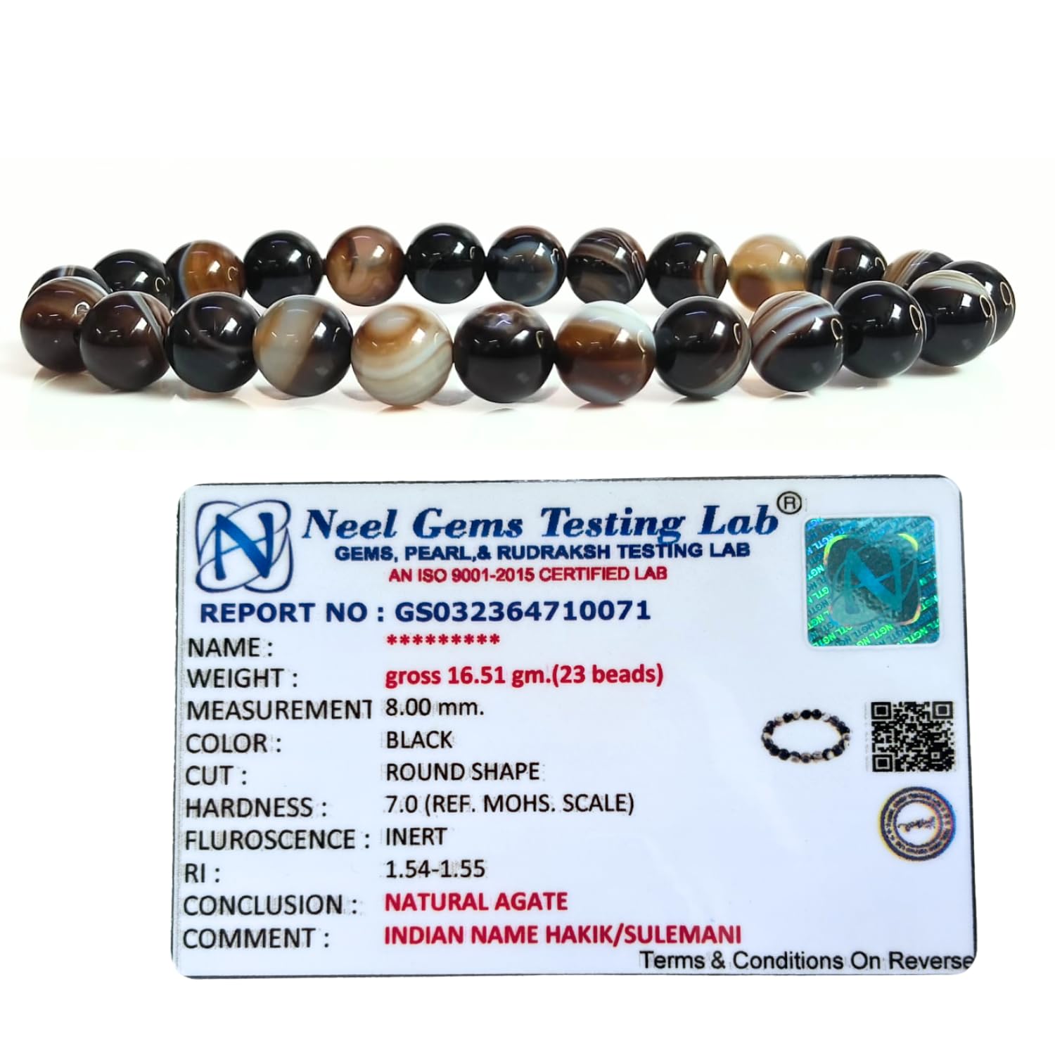 Gemaltic Lab Certified 8MM Beads Stone Bracelet Healing Crystal for Unisex Adult (Sulemani Hakik) (B09ZQP9XST) Amazon Price History, Amazon Price Tracker