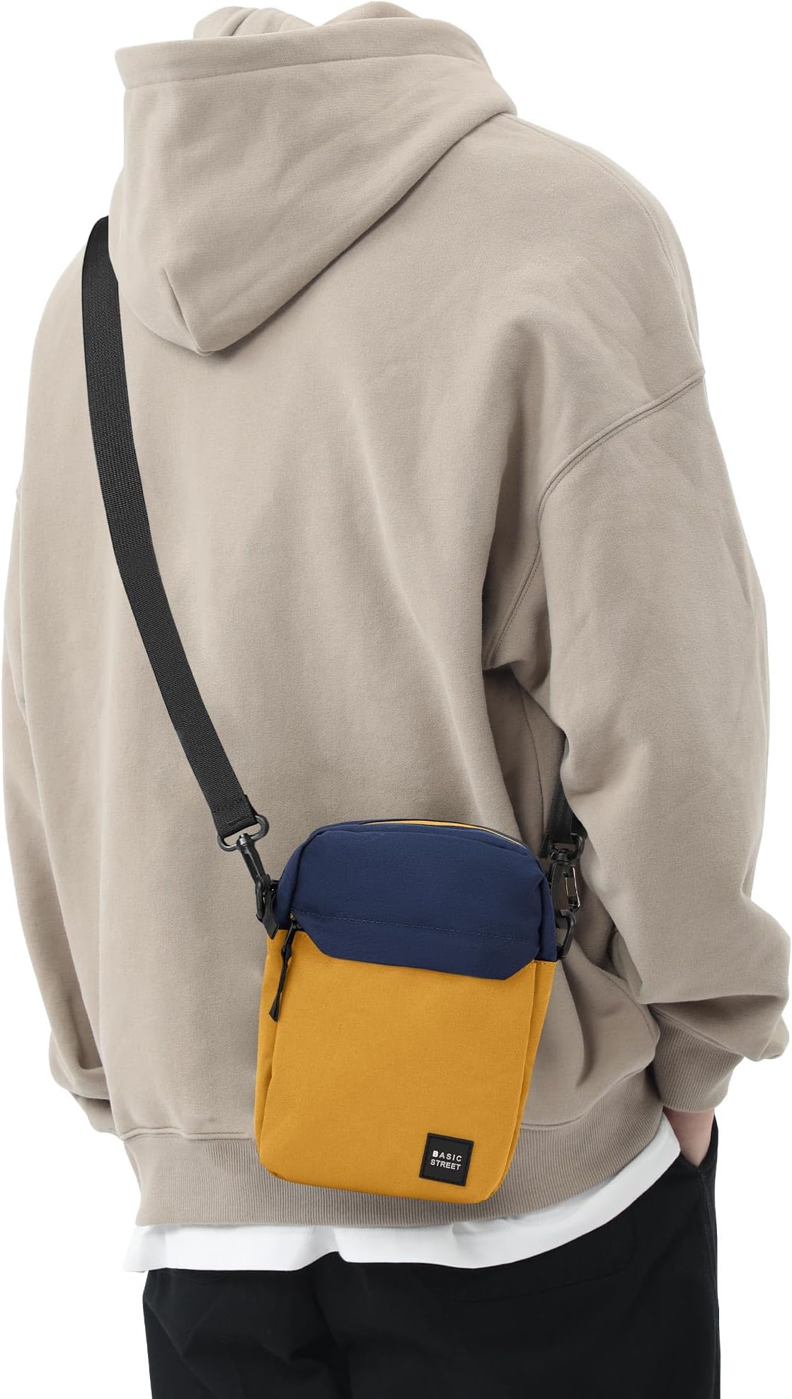 Mini Crossbody Bag Shoulder Bag for Men, Small Messenger Satchel Bag for Women