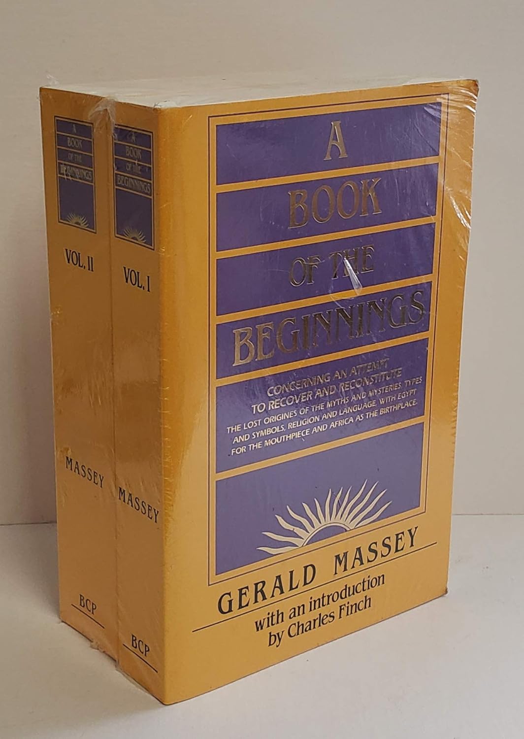 A Book of the Beginnings ( 2 volume set) Facsimile of 1881 ed Edition by Gerald Massey (Author)