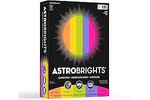 Astrobrights Cardstock: White Wonder for Vivid Creations