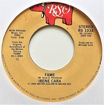 Amazon.com: Irene Cara 45 RPM Fame / Never Alone: תקליטורים