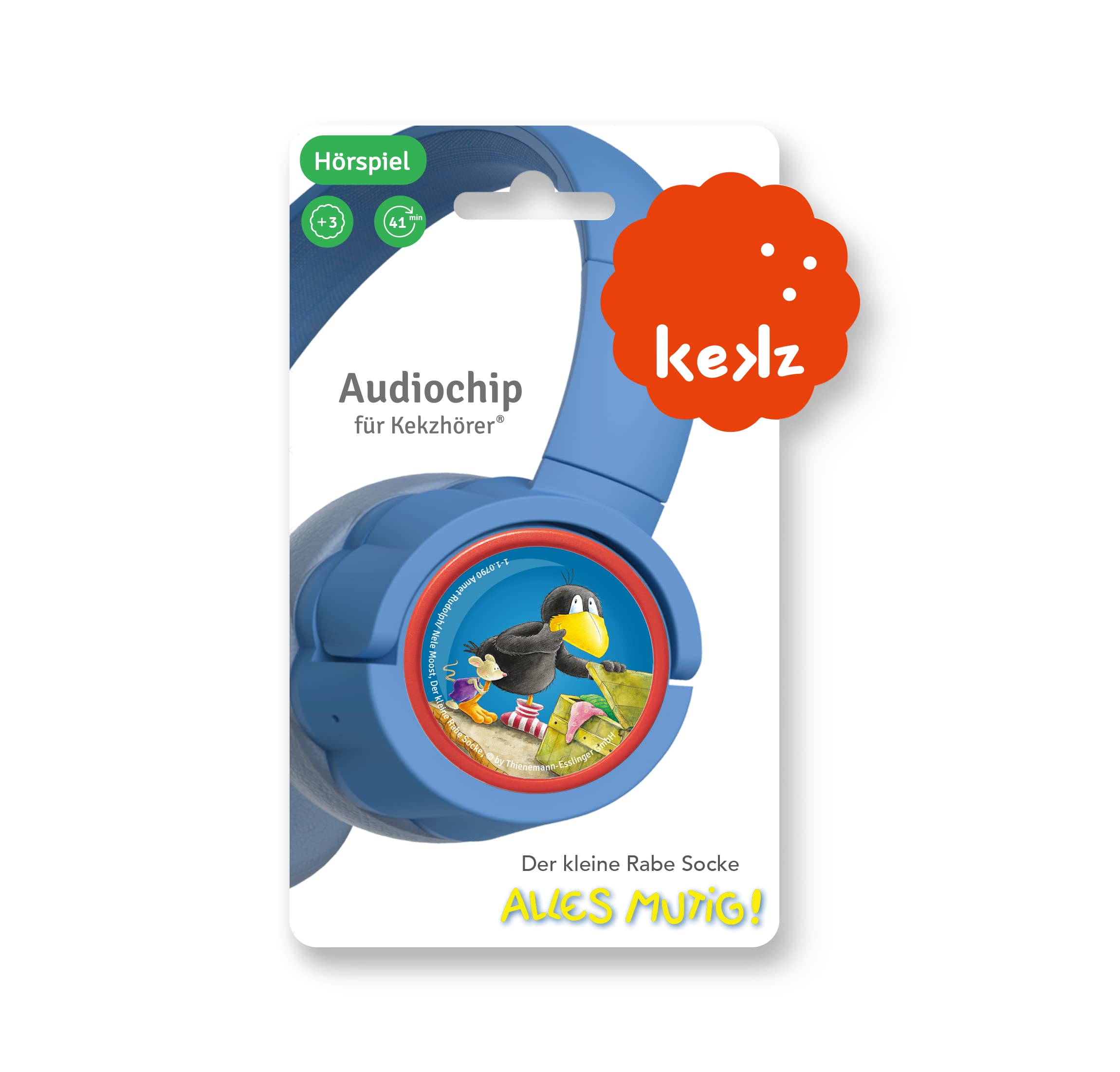 Kekz Audiochip for Biscuit Headphones, The Little Raven Socke - Alles Futig!, Alles For Dich!, Alles Getröstet! as Kekz, Audio Play for Children from 3 Years, Playing Time Approx. 41 Minutes