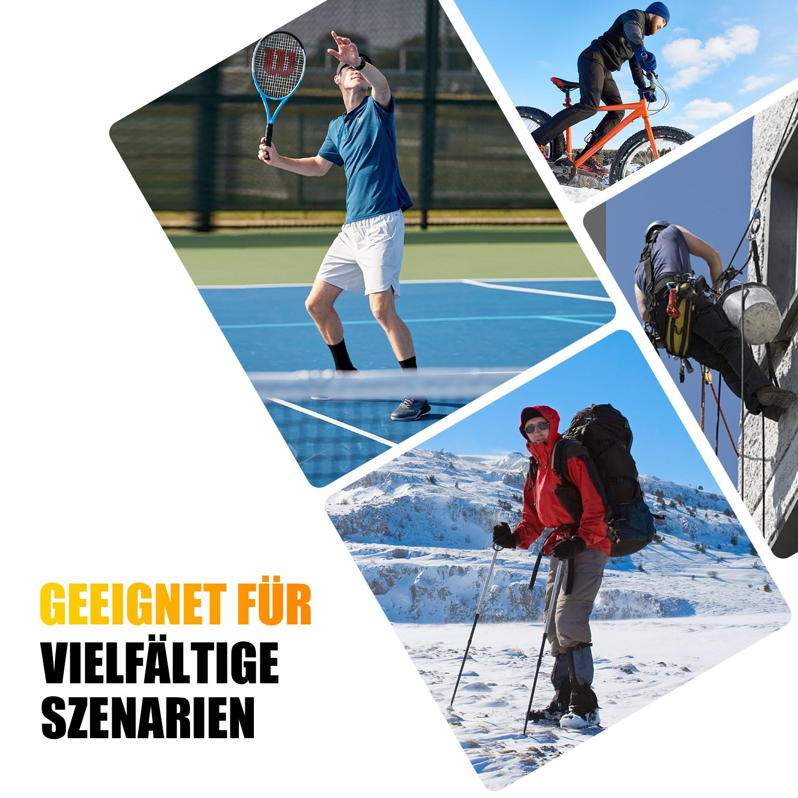 Cirorld Skarpety męskie, rozm. 43-46, 37-42, oddychające skarpety turystyczne, wyściełane, sportowe skarpety tenisowe, do biegania, trekkingu, pracy, 5 par