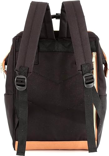 Miniatura 3 de Mochila para laptop para mujeres y hombres, puerto de carga USB, bolsa de negocios grande resistente al agua, bolsa para laptop universitaria, negro