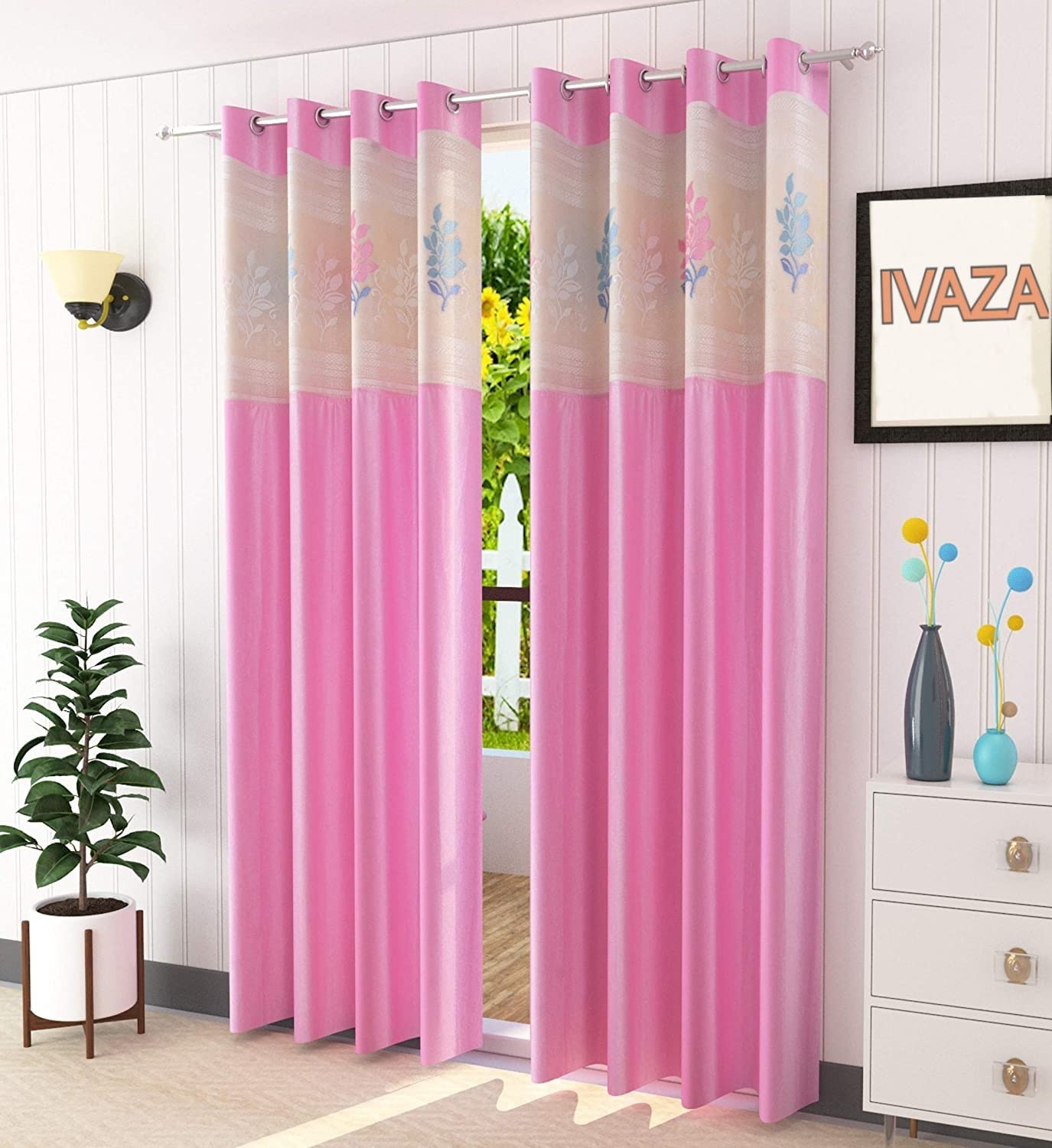 See full amazon price history chart for IVAZA Premium Floral net Polyester Semi-Transparent Curtain Home Decor Curtains for Living Room with Eyelets,Window Curtains 5 feet Set of 2 Pink IVAZA Premium Floral net Polyester Semi-Transparent Curtain Home Decor Curtains for Living Room with Eyelets,Window Curtains 5 feet Set of 2 Pink (B0B21H7F5Y) Amazon Price History, Amazon Price Tracker