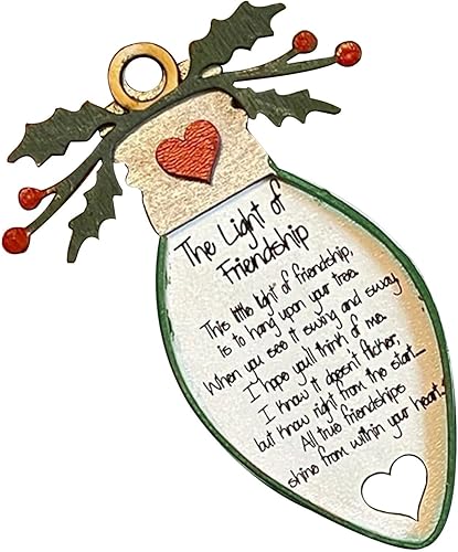 Miniatura 5 de Adornos de Navidad de la amistad para decoración del árbol de Navidad, regalo para amigos, mejores amigas y mejores amigas, diseño único