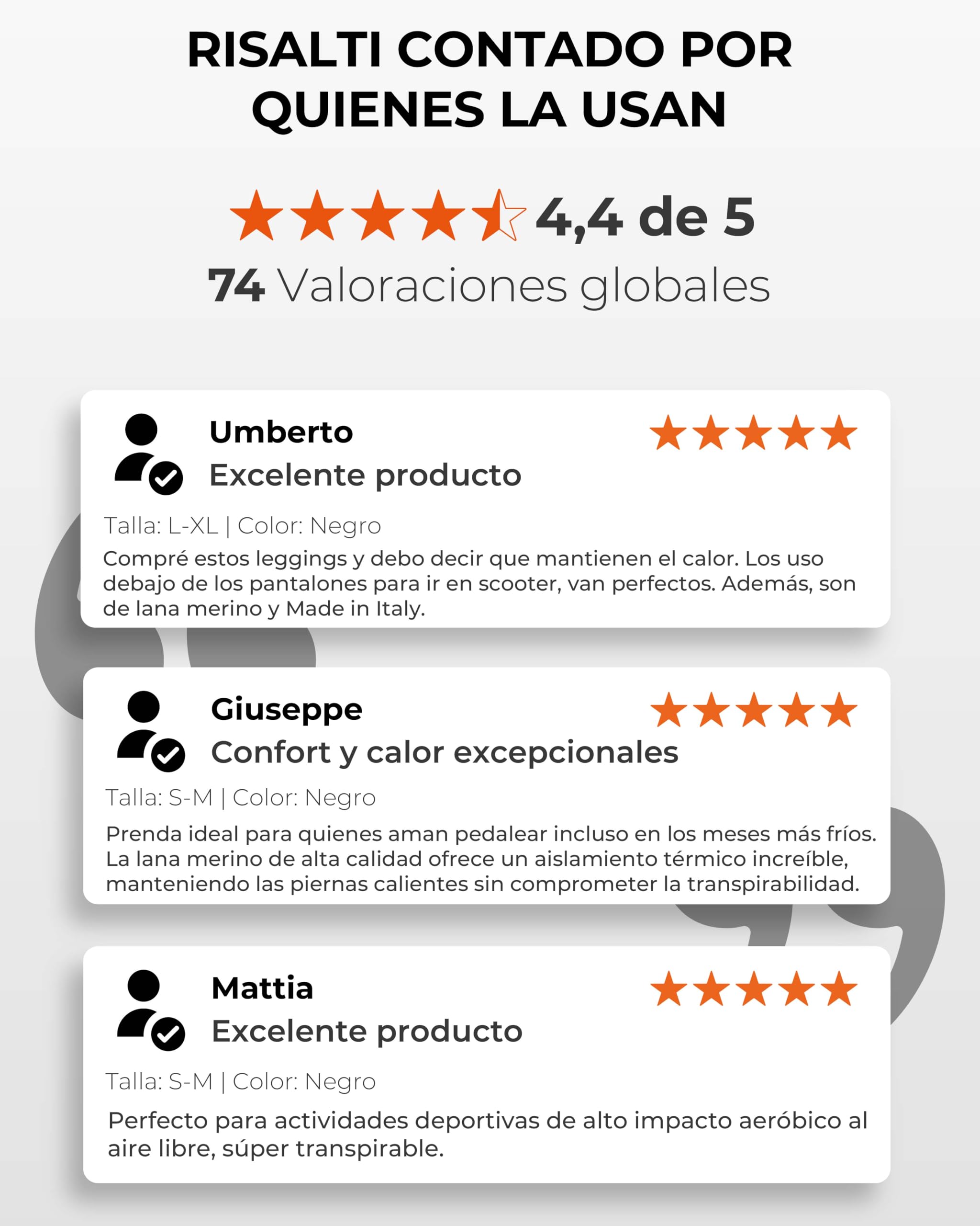 Risalti Mallas térmicas para hombre Merino Tech – Pantalones térmicos para hombre de compresión de lana merino, mallas para hombre, ropa interior térmica para hombre de invierno – Sin costuras – Made