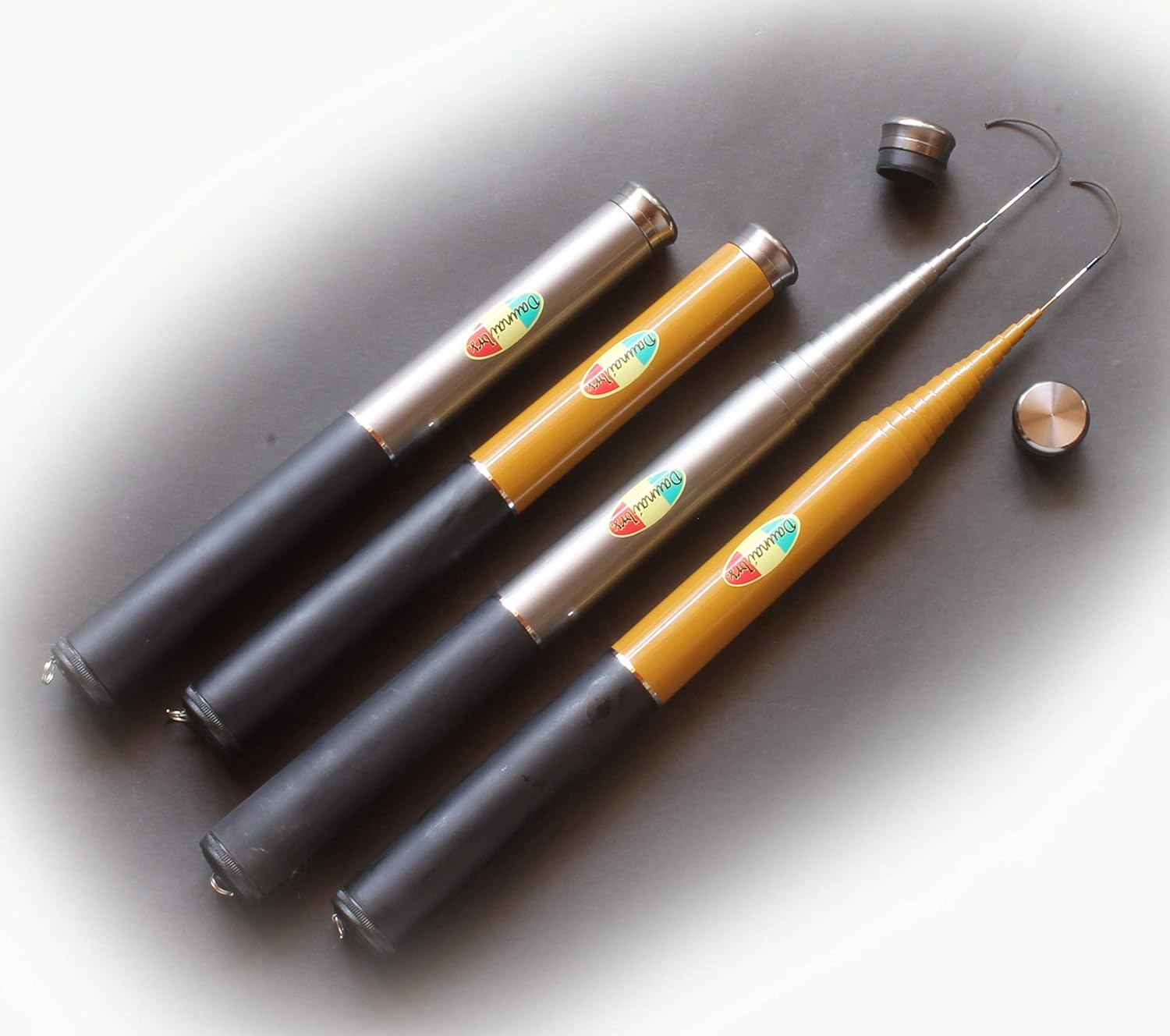 Amazon ダナイブロス インジェクター Injector のべ竿 ダークシルバーcolor ダナイブロス 渓流竿