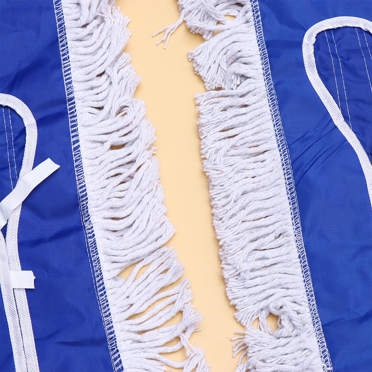 Bleu Serpillière de Remplacement, 2 Pièces pour Balai à Franges Coton
