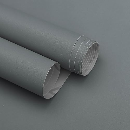 Miniatura 17 de Papel Tapiz Negro Despegar y Pegar 16 pulgadas x 393.7 pulgadas Papel de Contacto Mate Removible Impermeable Negro Papel Tapiz Despegar y Pegar