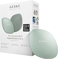 Vista 17 de GESKE SmartAppGuided™ Cepillo facial 4 en 1 Cepillo de limpieza facial profesional Cepillo facial de silicona para limpieza de la piel