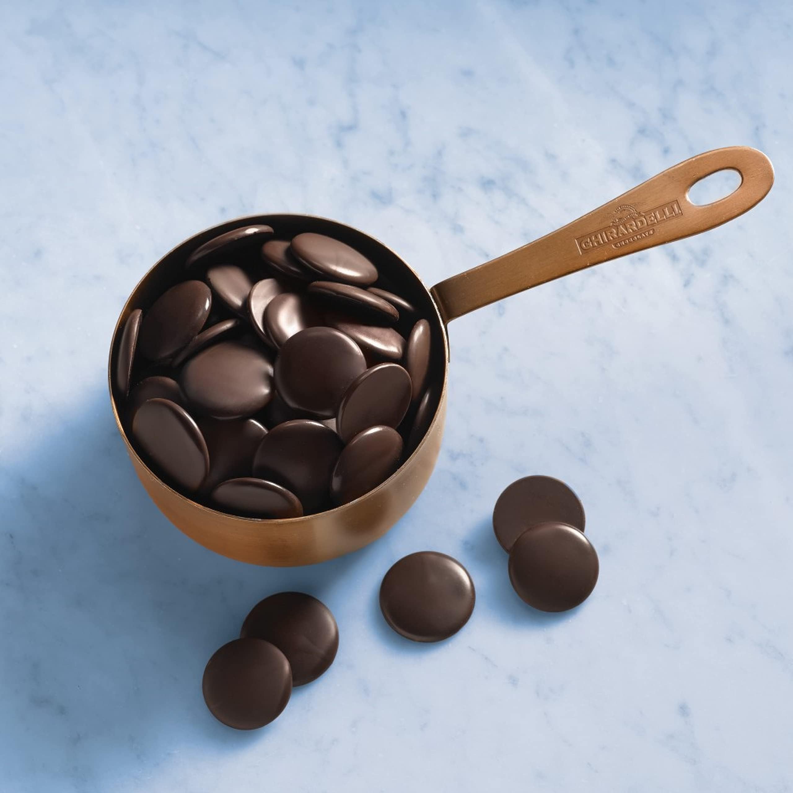 GhirardelliDark Coating Wafers, Dark Chocolate, 25 lbs