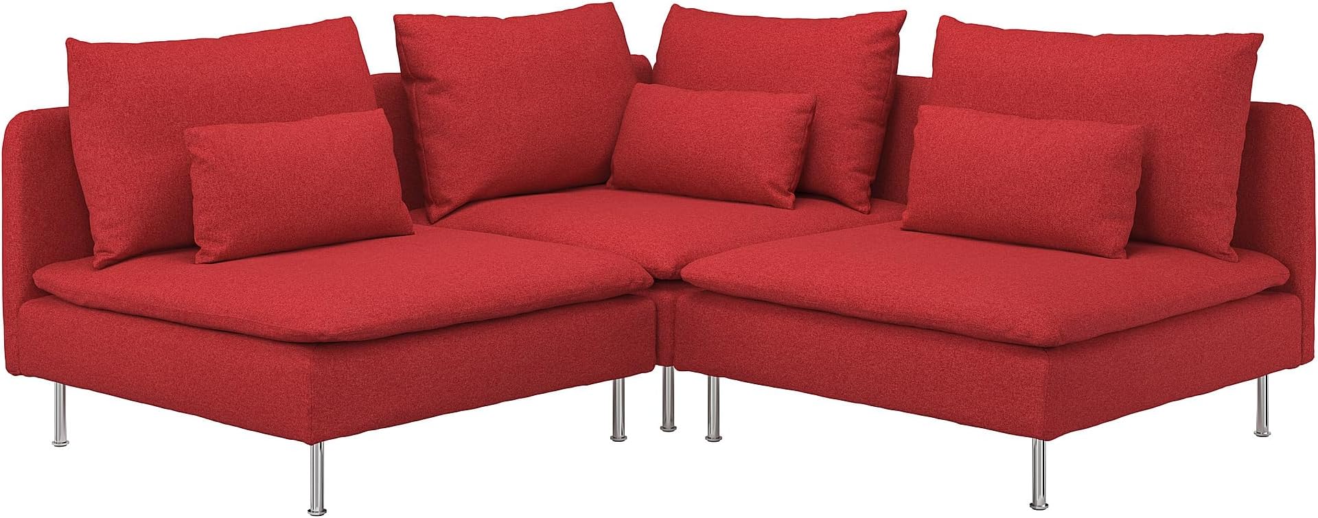 ProTuning SÖDERHAMN Corner sofa, 3-seat, Tonerud red
