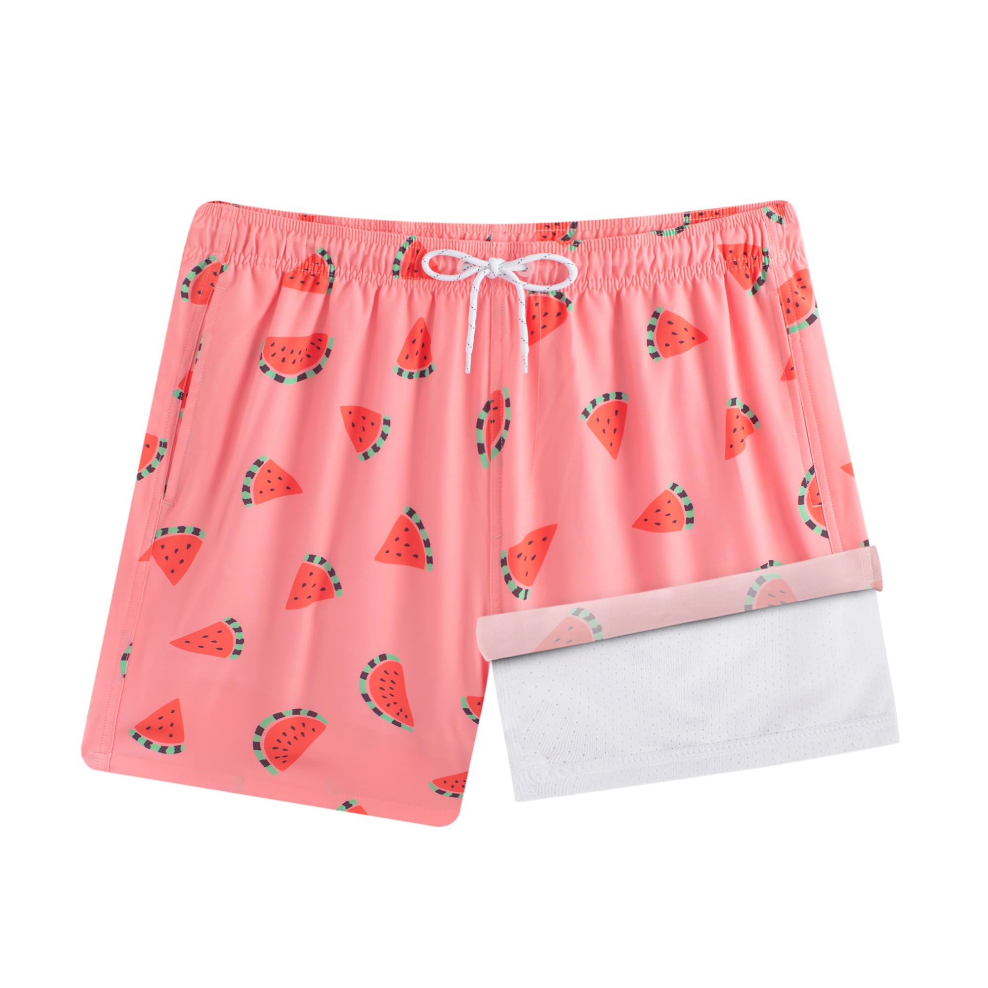 BRISIRA Boys Swim Trunks Bathing Suit Compression Liner Anti-Chafe Swimsuit Swim Shorts Toddler Kids Youth Teen Quick Dry