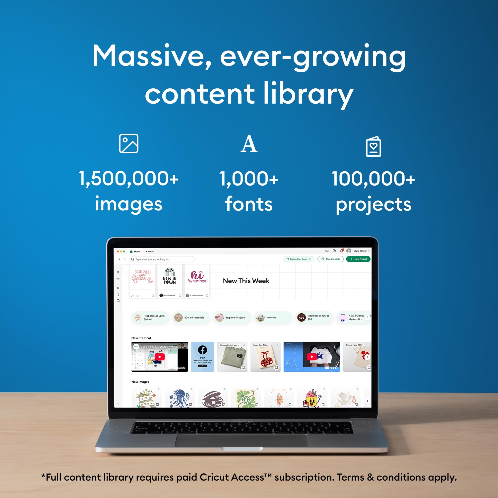 Cricut Explore 4 - Smart Cutting Machine (Seashell) | Engagement Bundle - Includes Smart Vinyl, Cardstock, Transfer Tape, Iron On HTV, Mat, Pens, Tool Kit, & 25 Images in Design Space App