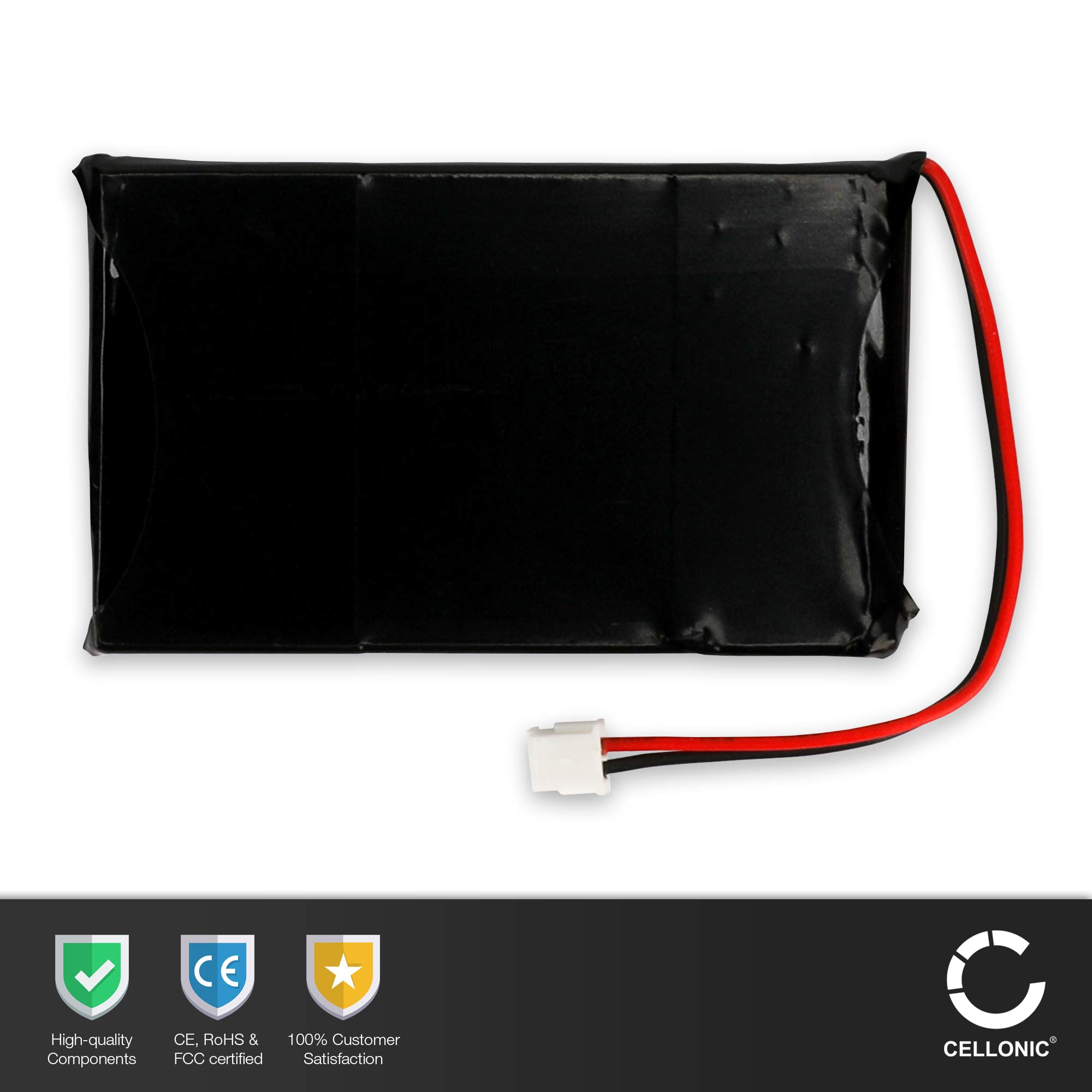 Bateria para telefone sem fios compatível com Grundig Calios 1, Ai, H1 3.7V 600mAh 2.2Wh Li-Ion