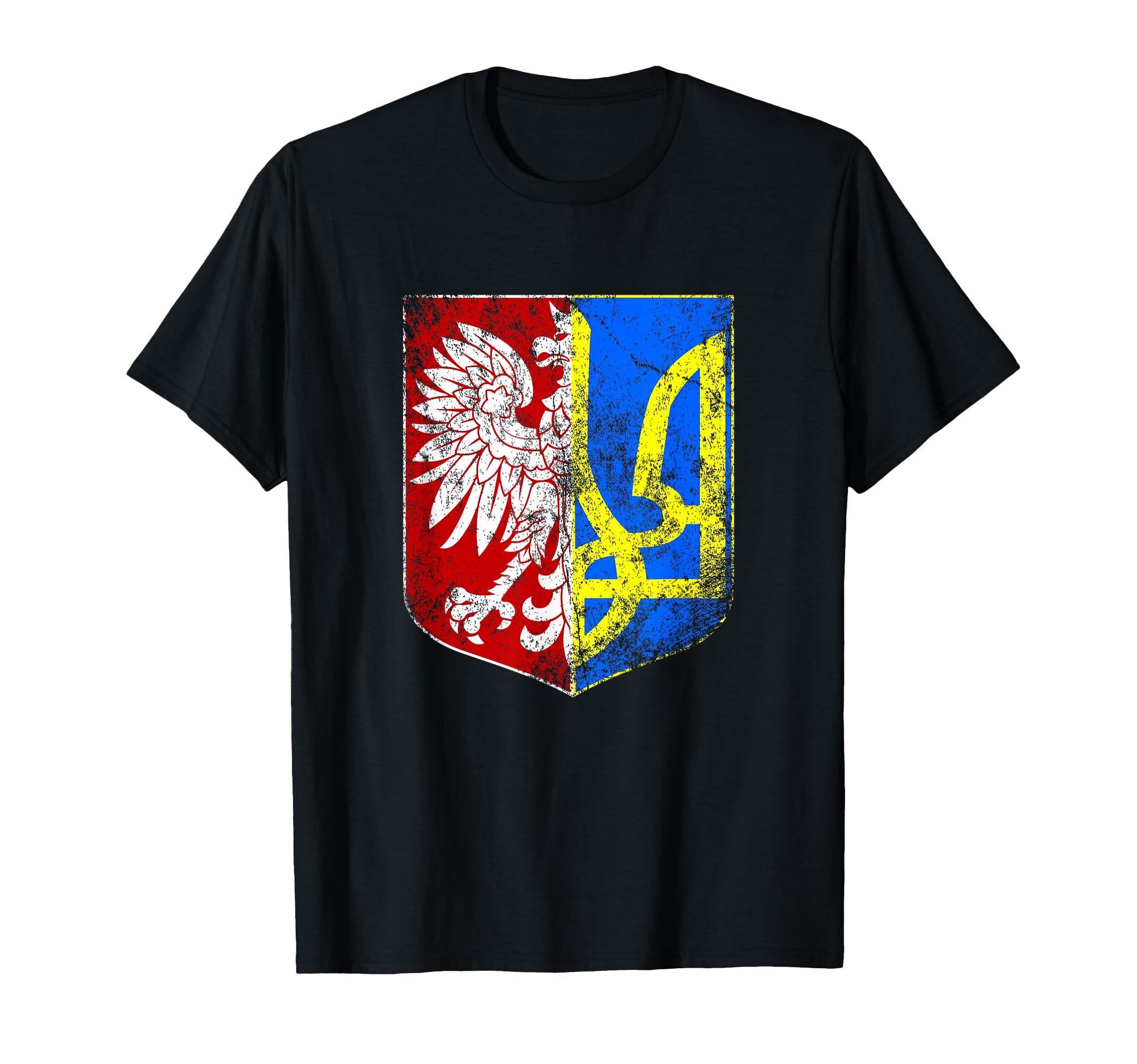 Half Polish Half Ukrainian | Ukrainian Polish Blood T-Shirt