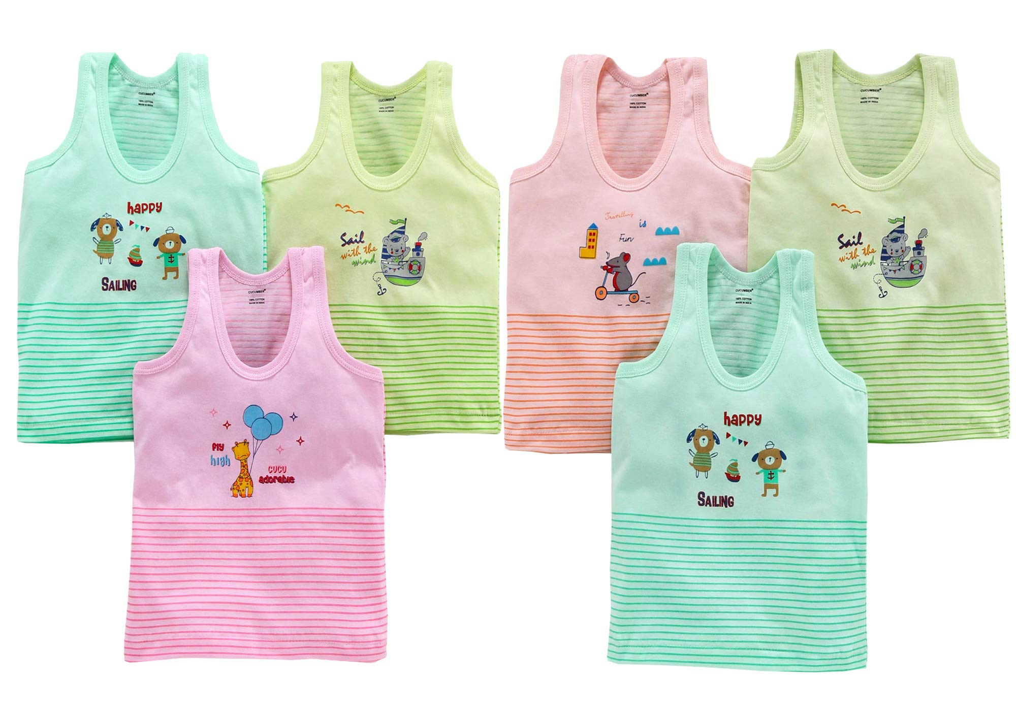 Cucumber Exclusive Vest Baniyan Cotton Inner Wear Vest For Baby