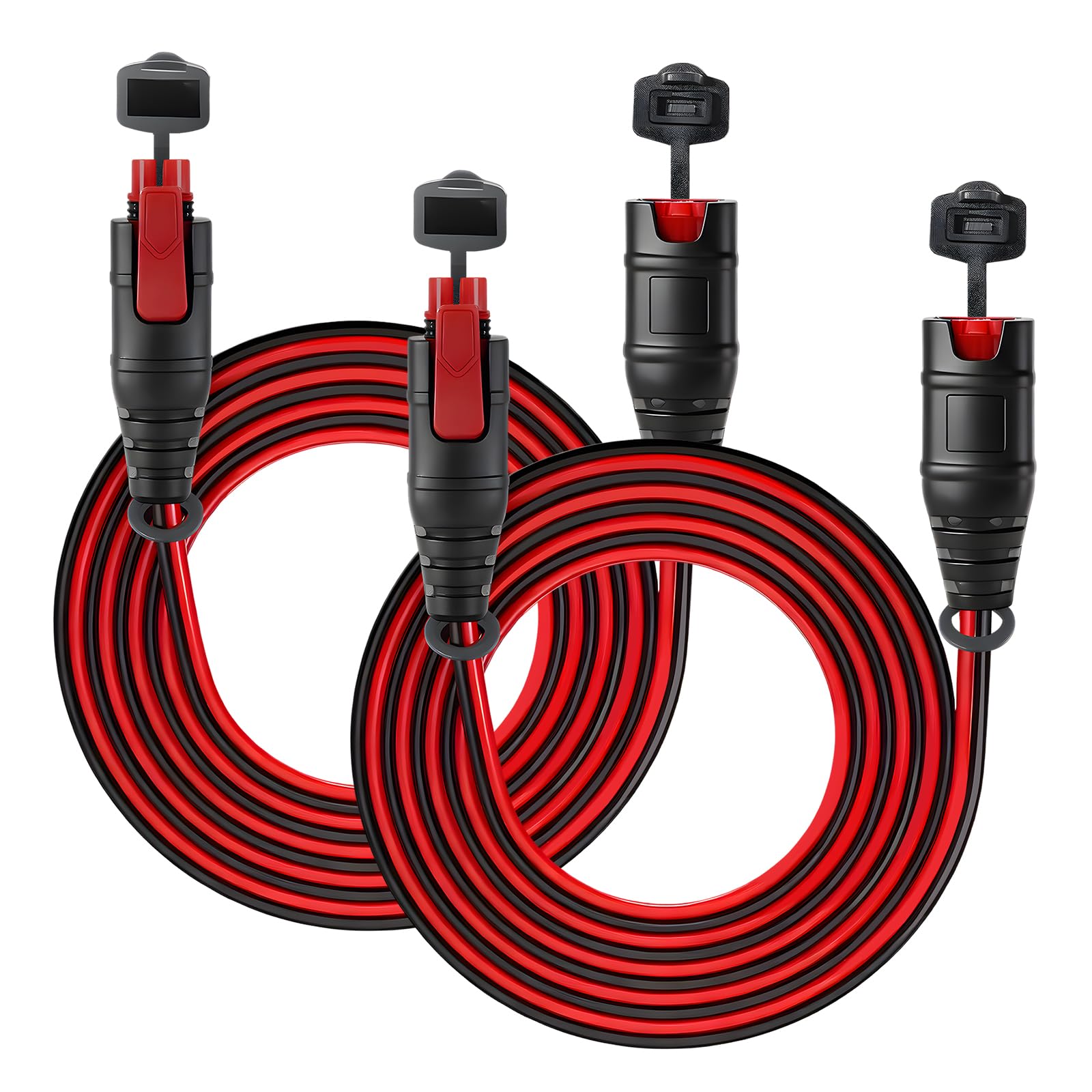 Photo 1 of 2 Pcs GC004 Extension Cables 10FT Compatible with NOCO Smart Battery Chargers - Extension Cable Wire Harness Replacement Accessory, Fits for GENIUS1, GENIUS2, G1100, G3500