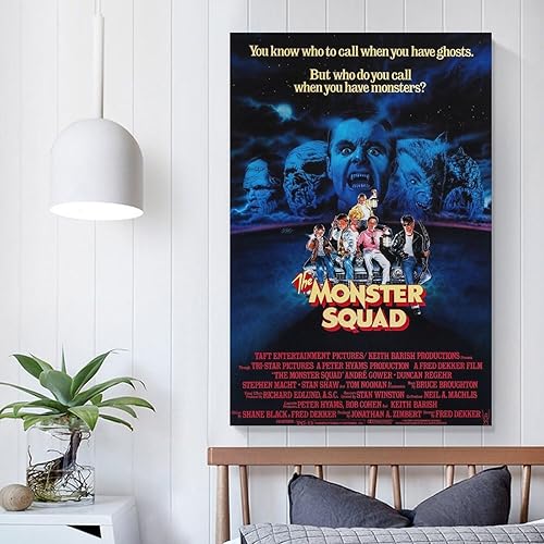 Miniatura 5 de Póster de película The Monster Squad de 1987 para dormitorio, decoración de pared estética, impresiones artísticas en lienzo para decoración de
