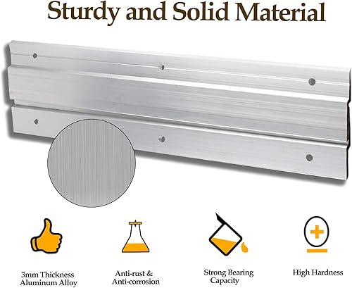 Miniatura 3 de Zorfeter Z Hanger - Percha para tacos franceses de 12 pulgadas, espejo, imagen, pizarra blanca, cabecero, marcos de obras de arte, soportes de