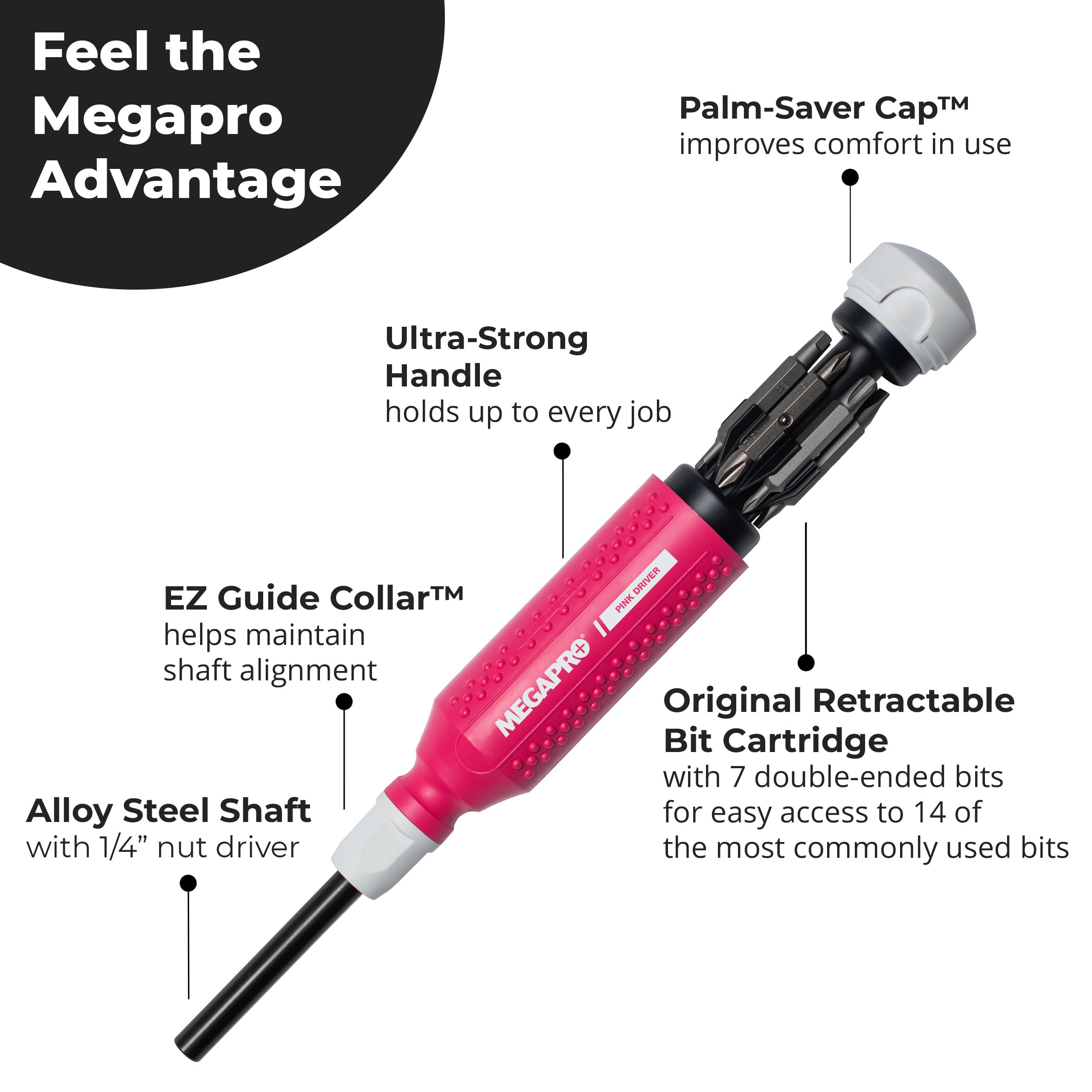 MEGAPRO® 15-in-1 Original Multi-bit Screwdriver | Home DIY