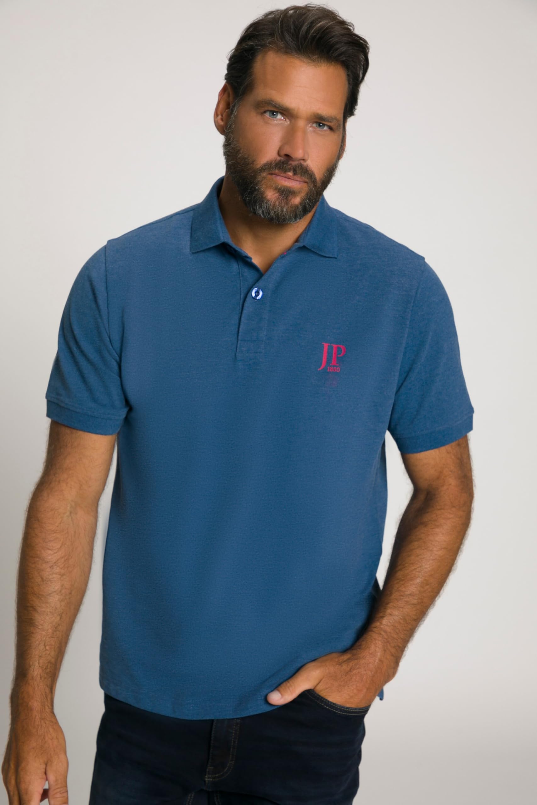 JP 1880 Polo Piquee, Confezione Doppia Polo T-Shirt Uomo (Pacco da 1)