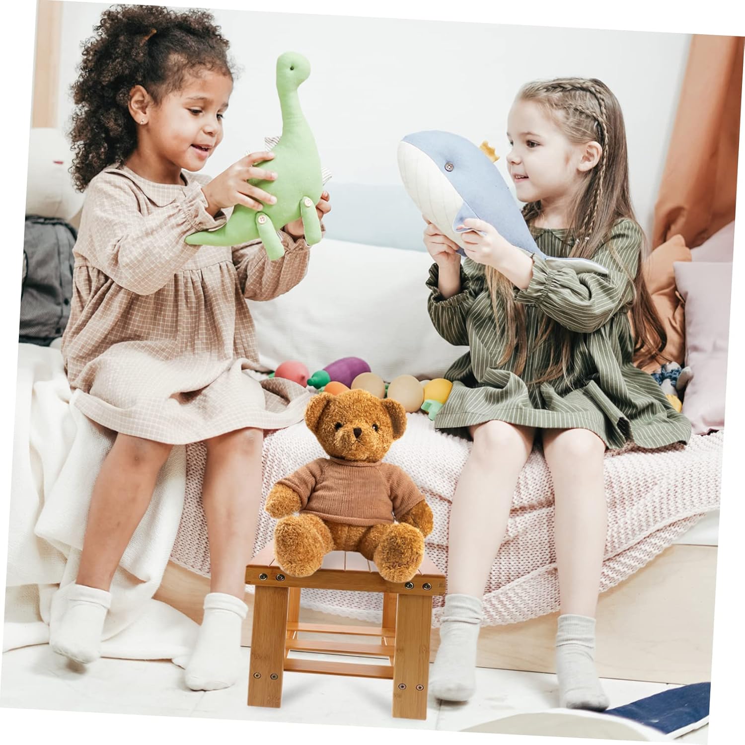 1pc Multipurpose Home Stool Stable Shoes Changing Stool Low Furniture Home Quality Material