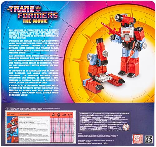 Miniatura 6 de Hasbro F6946 Transformers Retro The Transformers Movie Perceptor Figura de acción