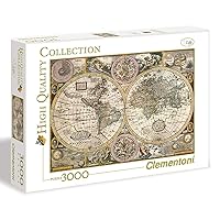 Clementoni - 33531 Collection Puzzle - Mappa Antica - 3000 Pezzi