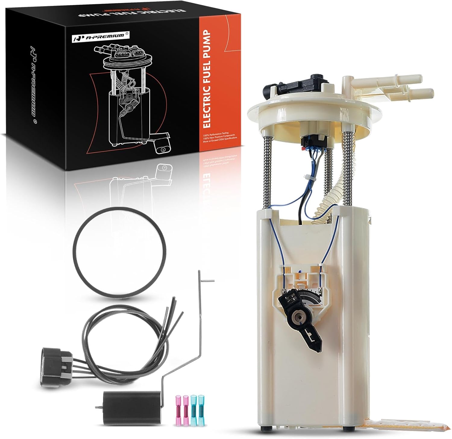 A-Premium Electric Fuel Pump Module Assembly with Pressure Sensor Compatible with Chevrolet Venture & Oldsmobile Silhouette & Pontiac Montana Trans Sport, 1998-2001 3.4L Gas, Replace# 19180118