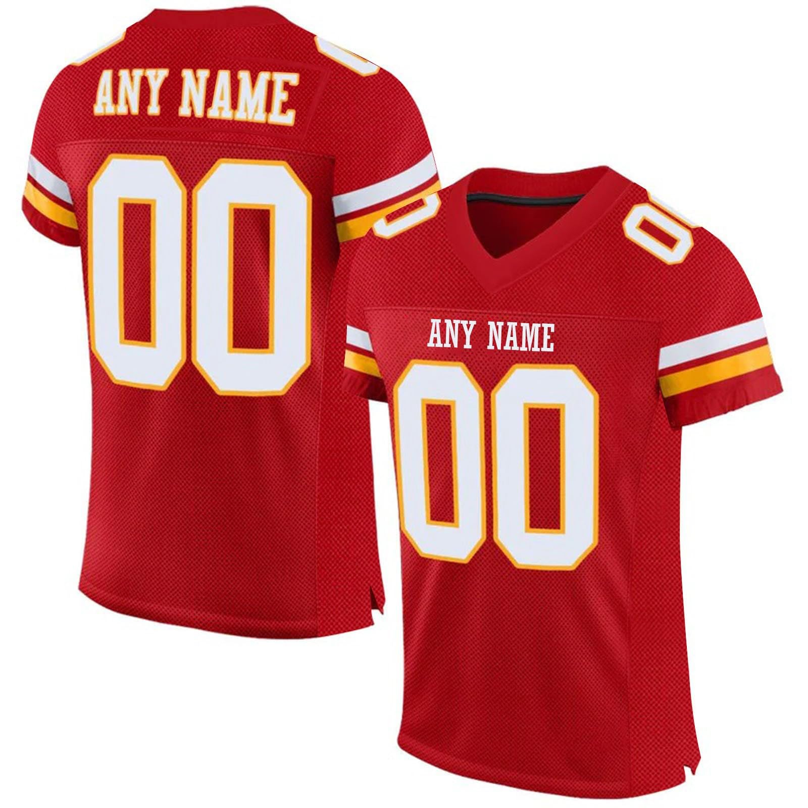 EKVAHLCustom Football Jersey Personalized Football Jerseys with Name Number Practice Jerseys for Men Women Youth Kid