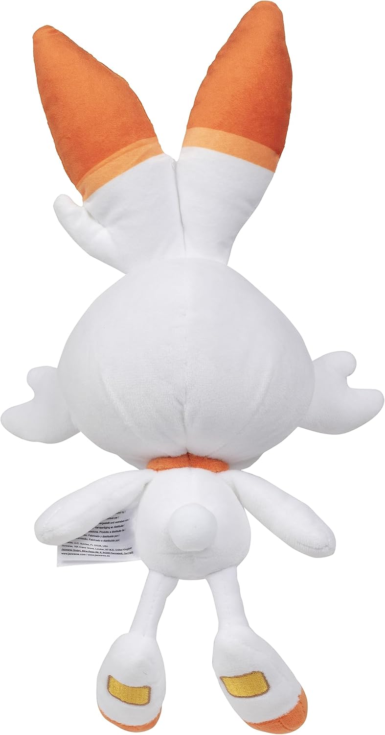Pokemon 8" Scorbunny, Grookey & Sobble Plush 3-Pack - Officially Licensed - Sword & Shield Galar Starter Set - Authentic Soft Stuffed Animal Toy - Gift for Kids, Boys, Girls - Image 3