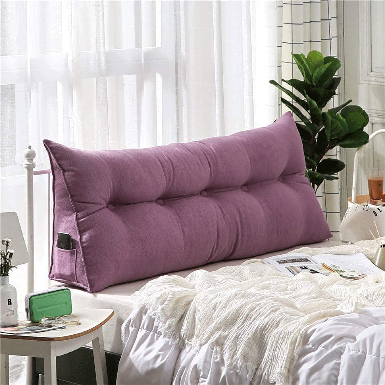 Oreiller dossier de lit 200cm grand coussin de lecture pour tête de lit cosy