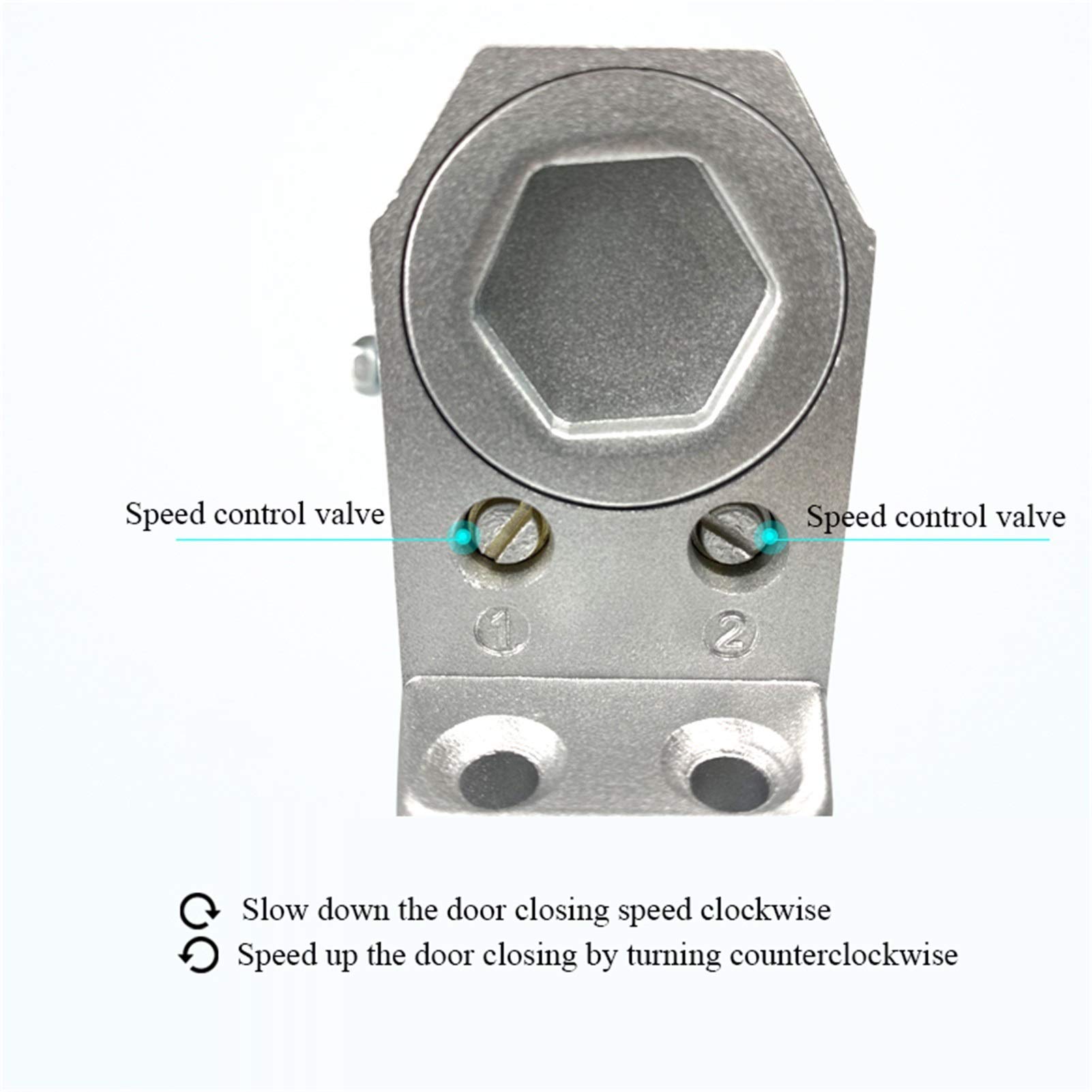 Hydraulischer Türschließer, strapazierfähig, einstellbare Geschwindigkeit, antioxidativ, rostfrei, automatisches Verschlusssystem für Zuhause und Büro