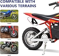 Vista 7 de 2.5-10 10" Neumático y rin de rueda trasera de 1.4 x 10 y freno de tambor con rodamiento de 12 mm para BBR50 DRZ70 TTR50 DRZ50 CRF50 PW50 TTR50