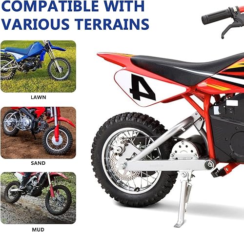 Miniatura 7 de Neumático y llanta trasera de 1.4 x 10 pulgadas y freno de tambor con rodamiento de 0.472 in para 507090110cc BBR50 DRZ70 TTR50 DRZ50 CRF50 PW50