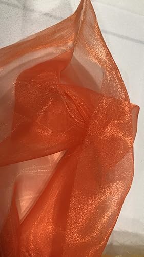 Miniatura 9 de New Star Fabrics Tela de organza transparente verde lima, 10 yardas, sedosa, brillante, perfecta para vestidos de novia, manualidades, decoración de