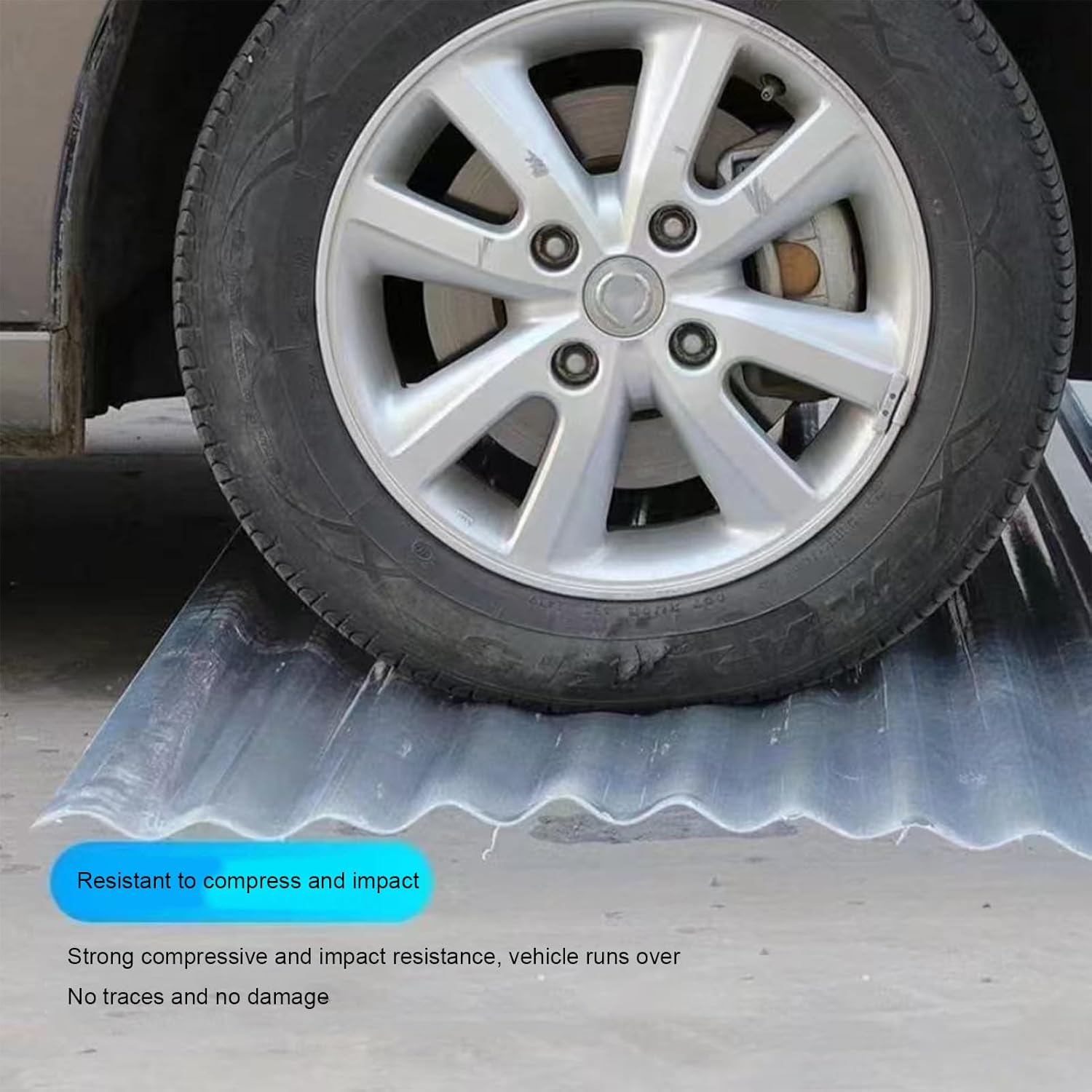 6 PCS Polycarbonate Roofing Panels Splicable Corrugated Plastic UV Resistan Greenhouse roof Panels Easy Cut for Canopy，Carport (Clear, 6PCS 67X35in)