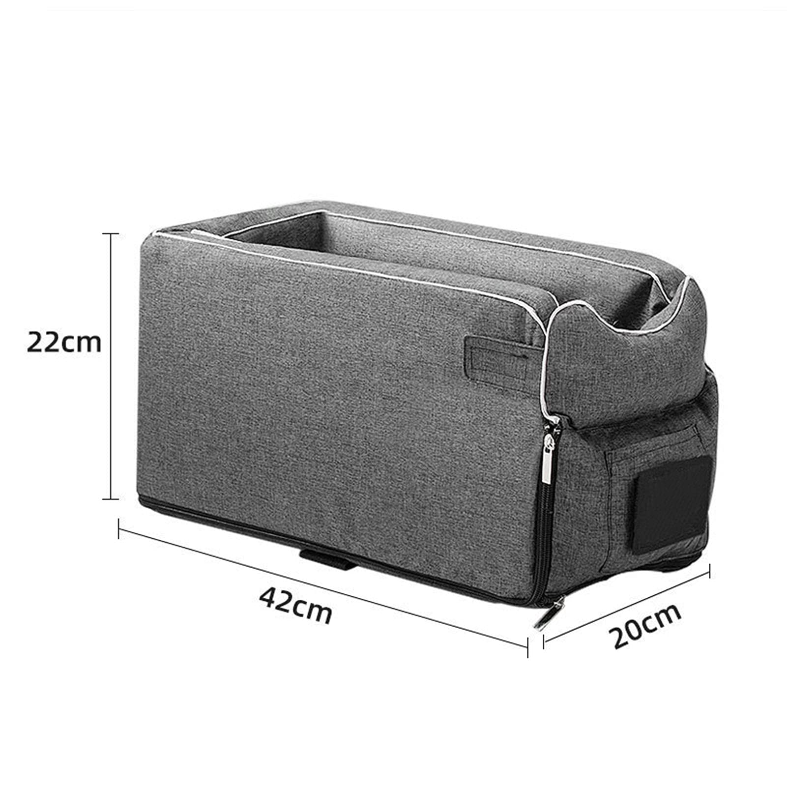 Alfombrilla Universal para Mascotas para Coche para Las Cuatro Estaciones, Nido con Reposabrazos Duradero para Gatos/Perros, Impermeable e Hipoalergénico, Viajar, Tamaño