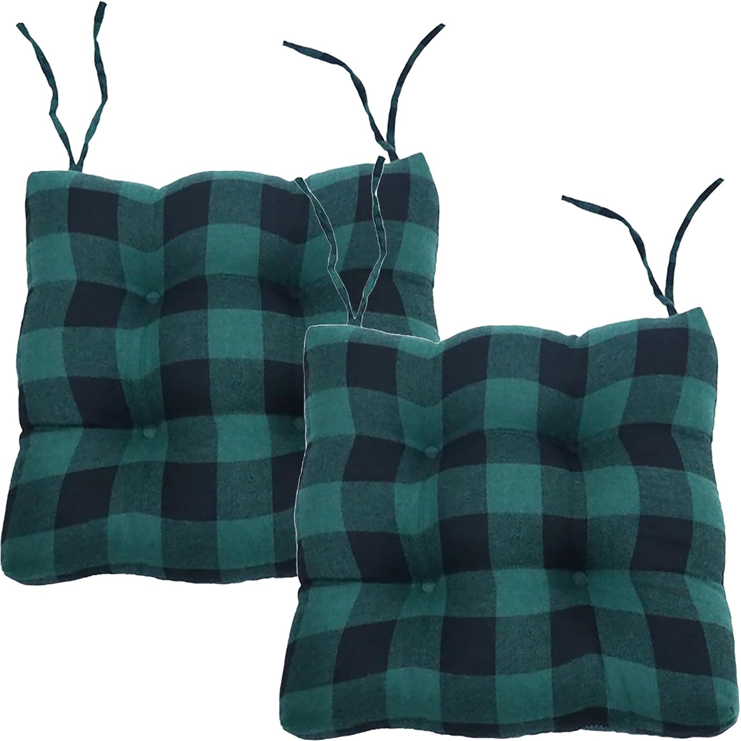 Chair Pads for Dining Chairs 2 Pack Seat Cushions for Kitchen Chairs with Ties