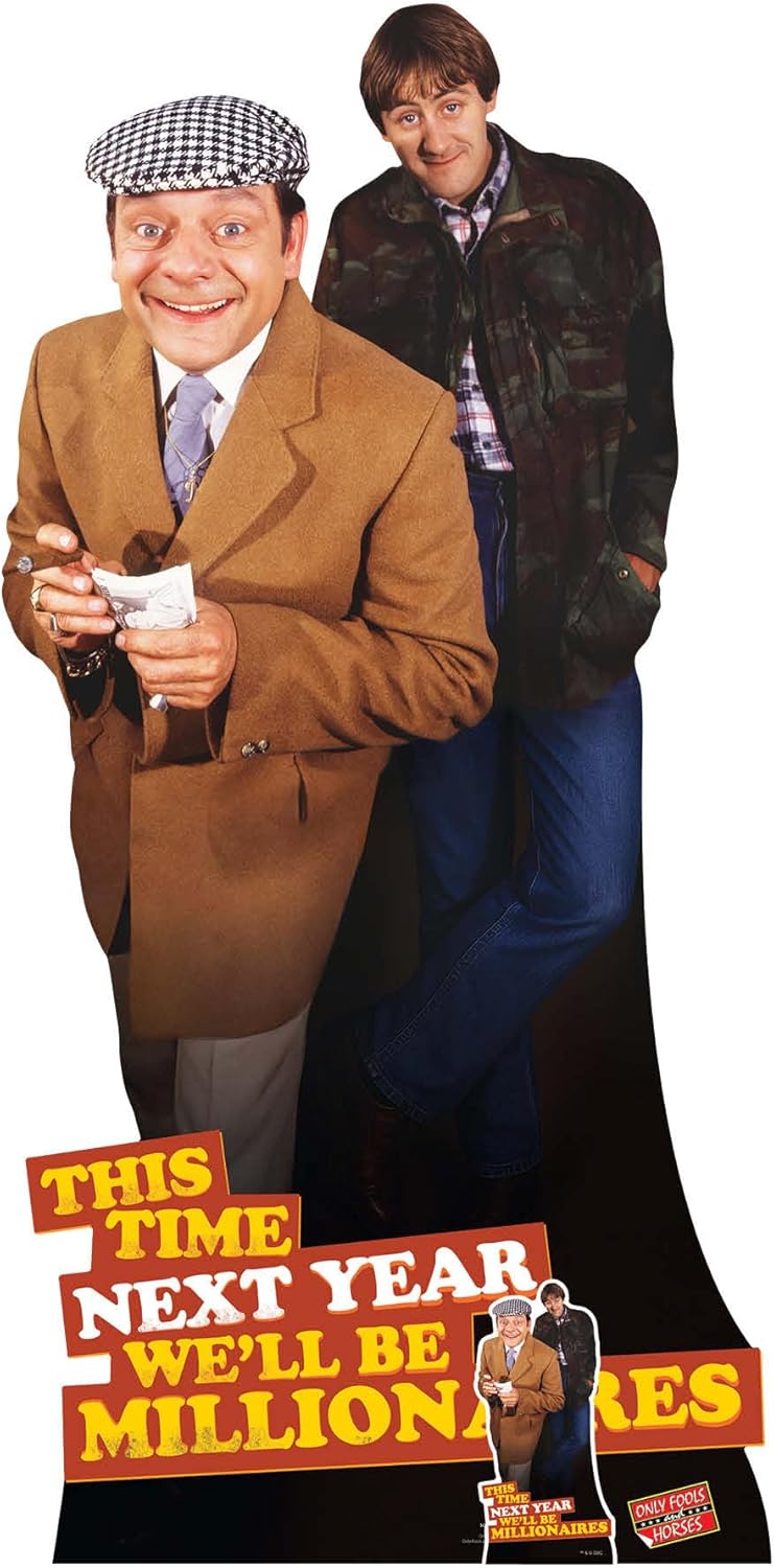Star Cutouts SC4920 Del Boy Famous Quotes Cardboard Cutout 55cm – Only Fools and Horses Comedy Gift, British TV Fan Room Decoration