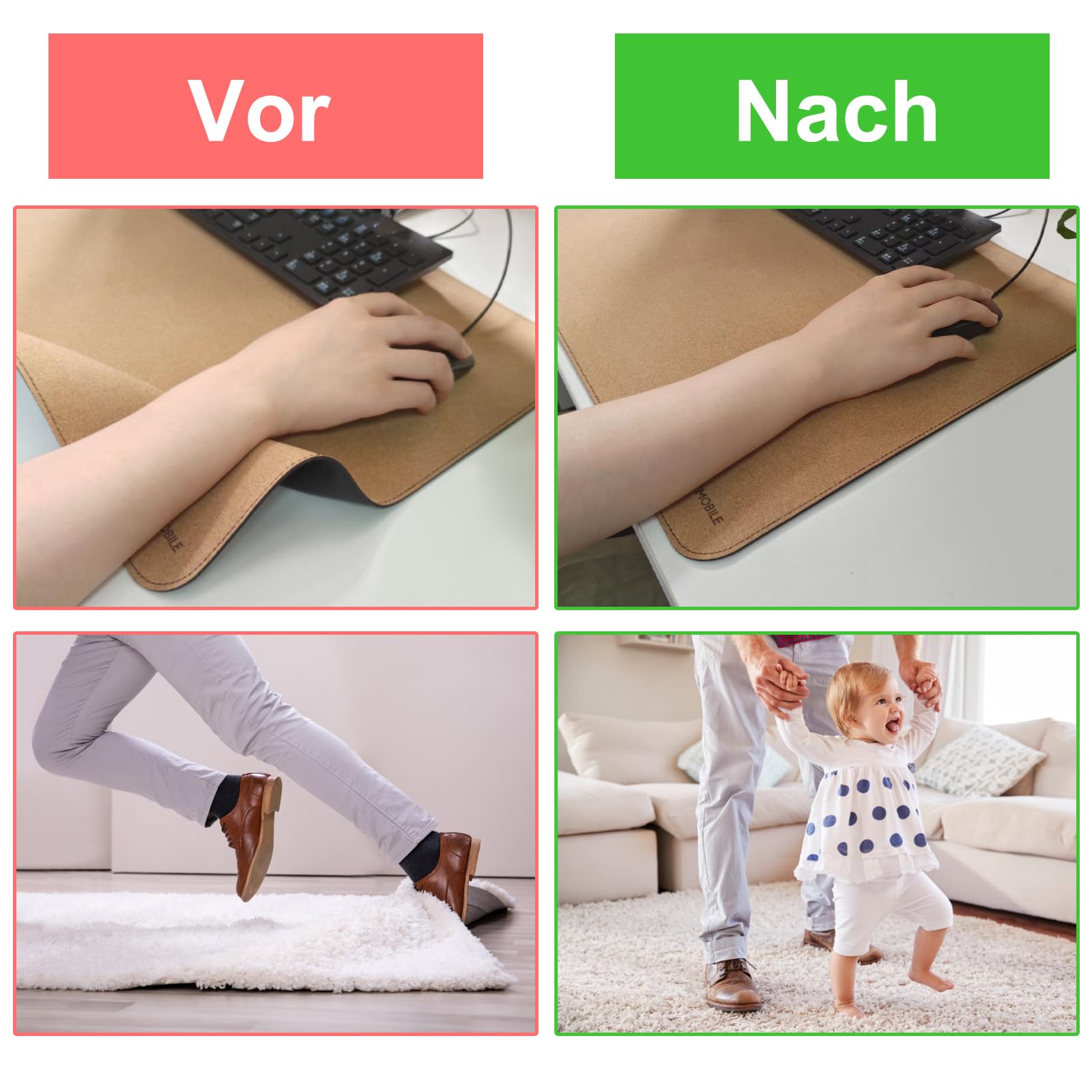 Multifunctional Double-Sided Tape, Transparent Tape for Clothes, Double-Sided Carpet Tape, Heavy Duty, 1 Inch x 33 ft (10 m) Strong Double-Sided Tape with High Adhesion - Image 3