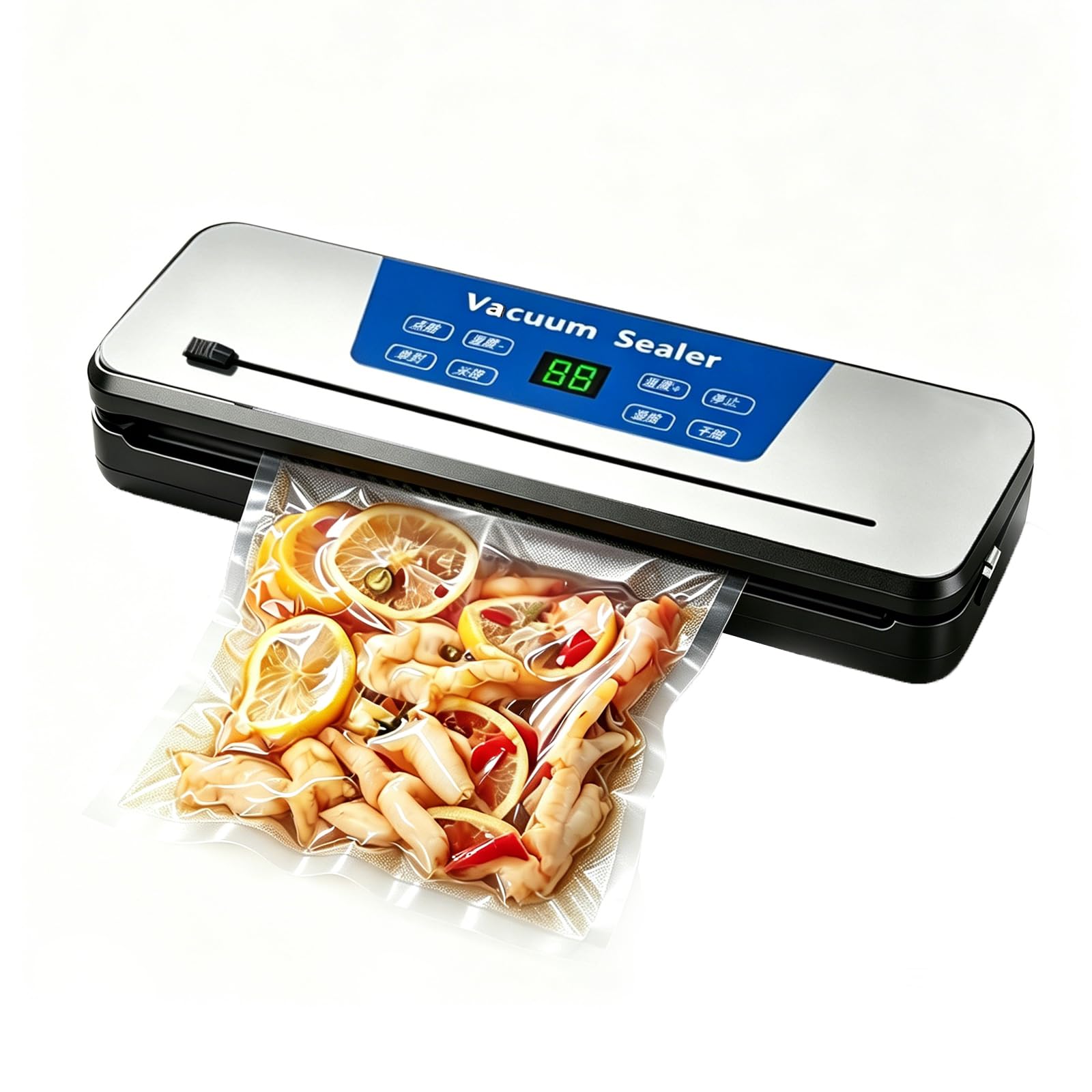 Scelleuse sous vide automatique et minuterie numérique avec modes sec humide