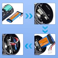 Vista 4 de Pickle Power Batería de 4000mAh para JBL Flip 4, Flip 4 Special Edition, JBL GSP872693 01