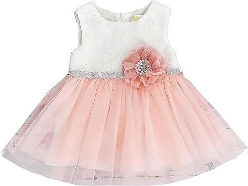 Bow Dream Tulle Baby Flower Girl Dresses Wedding Birthday Party Pageant Formal T